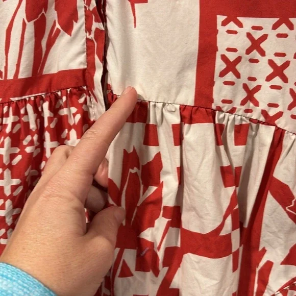 Maeve Anthropologie Dress Sz XS The Printmaker boho babydoll - Picture 5 of 11